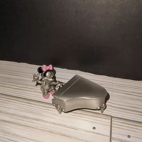Hudson Fine Pewter Disney Minnie Mouse Playing Piano Figurine #5474 Made In USA - Picture 1 of 12